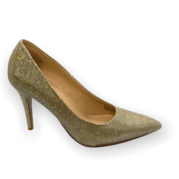 Coach Addie 90 Metallic Fabric Pumps size 6 - Picture 1 of 11